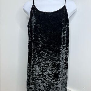 Victoria's Secret Black Velvet Dress